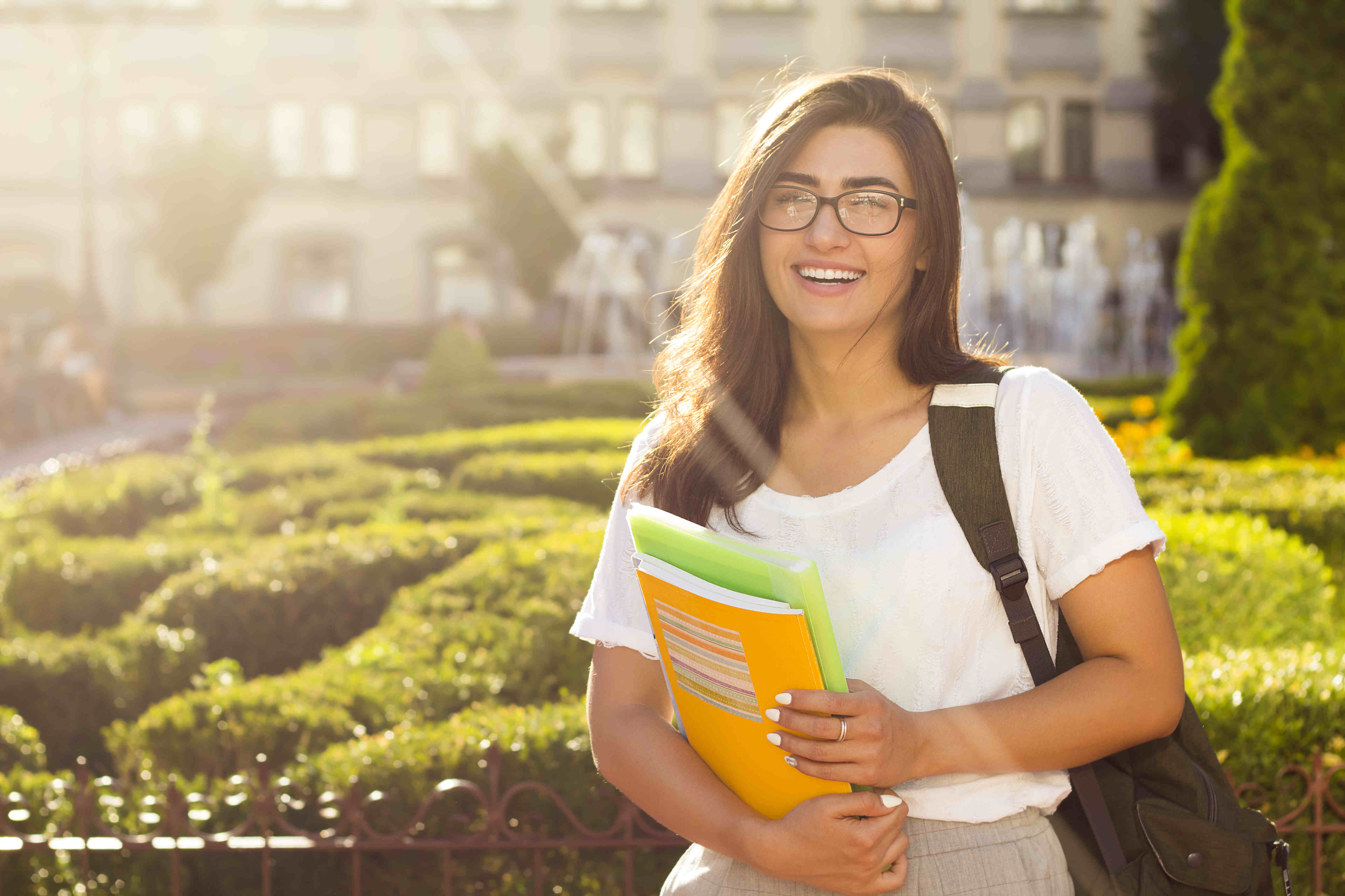 Smiling student 1