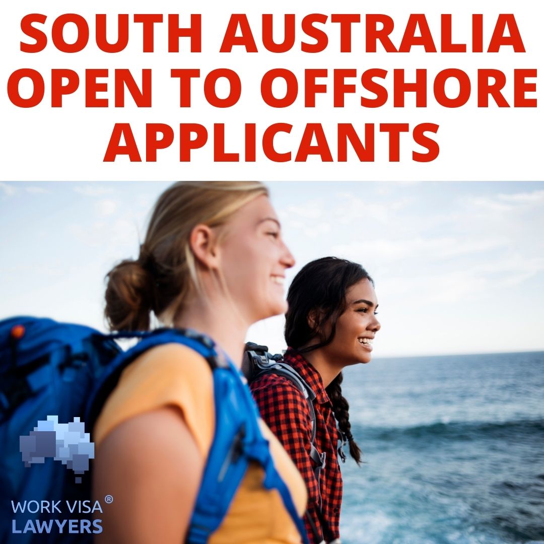 South Australia Now Open for Offshore Applications | Work Visa Lawyers