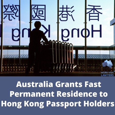 Australia Granting Easy Permanent Residence to Hong Kong Passport Holders