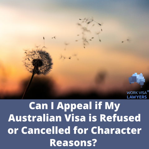 Can I Appeal if My Australian Visa is Refused or Cancelled for Character Reasons?