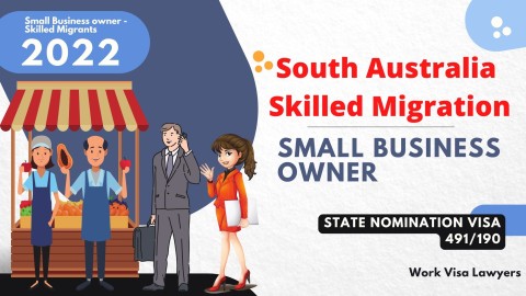 South Australia Small Business Owner Stream - SBO 491/190