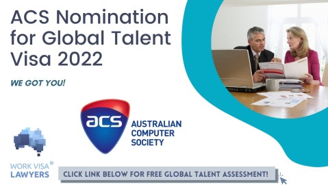 Global Talent Visa Nominator - Getting a Nomination from ACS 2022