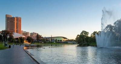 Adelaide River Torrens water fountain