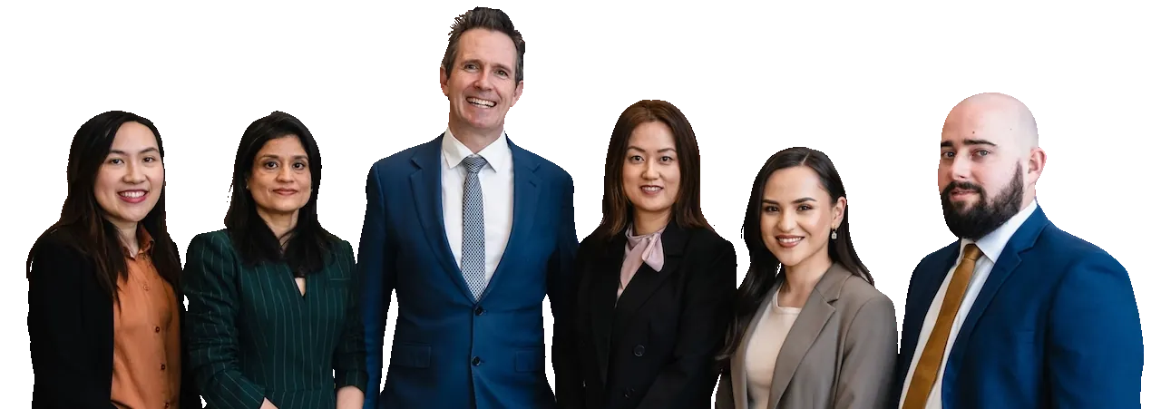 Work Visa Lawyers team smiling at the camera