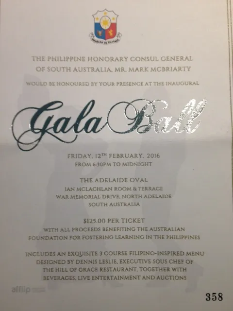 Celebrating Culture! The Philippine Honorary Consul General Inaugral Gala Ball